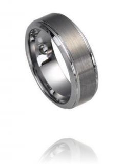 Tungsten Carbide Mens Band Ring Sizes 10, 10.5, 11 HAMILTON