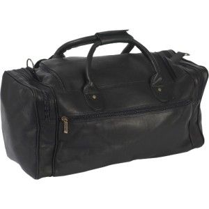 ClaireChase Executive Sport Premium Leather Duffle Bag Saddle Tan