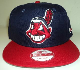 Cleveland Indians Snapback New Era Retro Hat Cap MLB