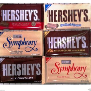  Chocolate Bar Symphony Hersheys Bars 4 Flavor Choices Candy
