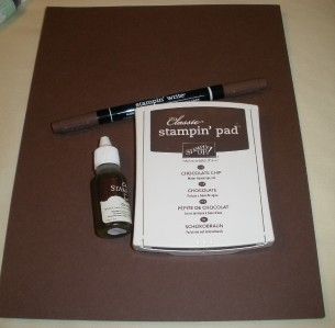  Scrapbooking Paper Classic Ink Pad Marker Refill Chocolate Chip