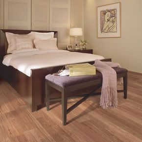  Cherry 8mm Wood Laminate Floor w Pad Attached Just $1 99SF