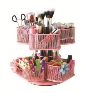 Cosmetic Organizing Carousel Pink Bath or Bedroom