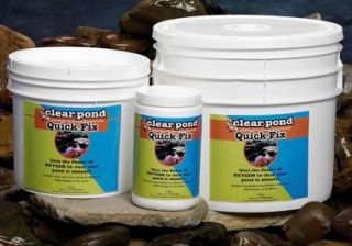 clear pond quickfix 25lb does not include all items pictured