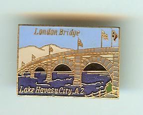 Lake Havasu City London Bridge Lapel Collectable Pin Arizona