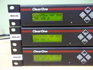 Lot of 3 ClearOne XAP 800 XAP800 Audio Teleconferencing System