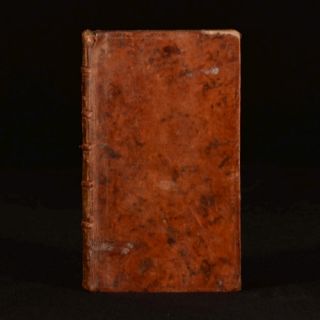 1761 2vol de LEsprit by Claude Adrien Helvetius Philosophy Calf