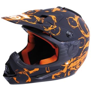 No Fear Stealth Helmet   Coaster Orange 2012