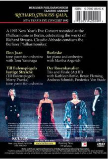 New Years Concert Richard Strauss Gala Christmas DVD