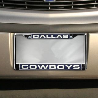 click an image to enlarge dallas cowboys chrome license plate frame