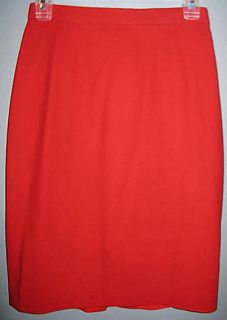 CW Clifford Willis Red Skirt Size 4 Petite