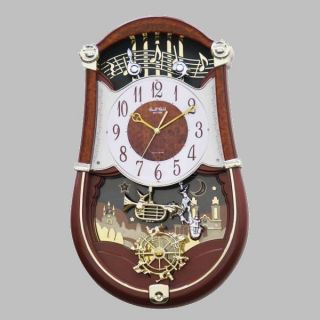  Clock Concerto Entertainer Musical Motion Wall Clock New