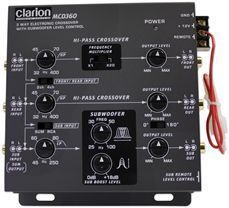 Clarion Car Audio MCD360 3Way 6 Channel Electronic Crossover W