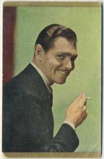 CLARK GABLE Vintage 1936 Danmarks Film Stars Trading Card #74