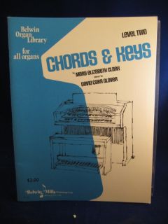 Chords & Keys For All Organs Level 2 Belwin Mills