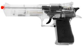  Eagle 44 Magnum High Impact Spring Airsoft Hand Gun Kit Clear