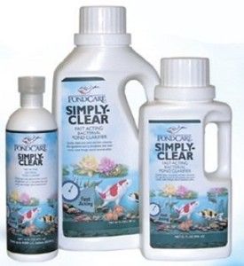 SIMPLY CLEAR Natural water clarifier pond & koi 1 Gallon size