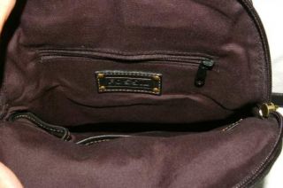 Claudio Ferrici Brown Leather Shoulder Bag Hobo Style Purse Handbag