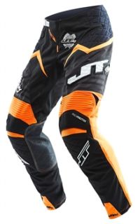 see colours sizes jt racing evo protek fader pants black orange 2013
