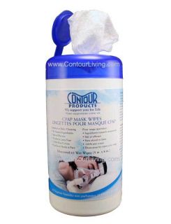 CPAP Mask Cleaning Wipes by Contour Choose Citrus or Unscented