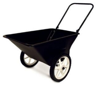  Cubic Foot Garden Yard Cart for Fall Spring Cleanup