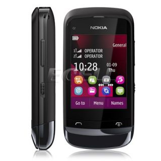 Sim Free Factory Unlocked Nokia C2 03 Dual Sim Touch and Type Black
