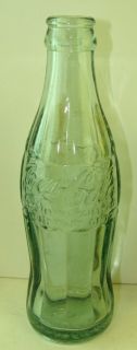 1930s Coca Cola Pat D Starke FL Emb Green Soda Bottle