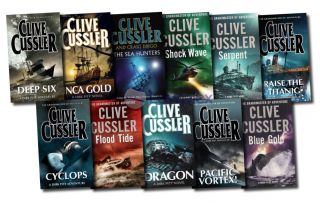  television sanitary ware clive cussler collection 11books set new