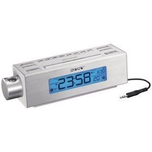 Sony Projection Am FM Clock Radio with Nature Sounds Temperature