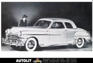 1949 Chrysler New Yorker Club Coupe Factory Photo
