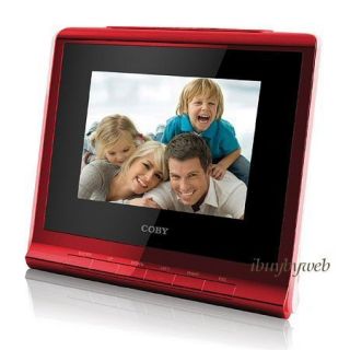 Coby DP356RED 3 5 Digital Photo Picture Frame Red