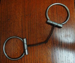Cleve Wells Small Twisted Wire D Ring Western Pleasure Snaffle Bit