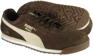 New Puma Roma Pigskin Men Shoes US 5 EU 37 Coffee
