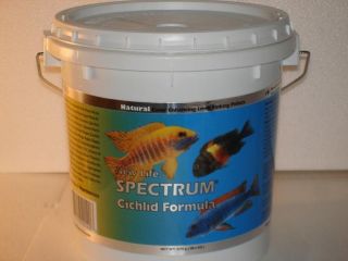  Cichlid Formula Fish Food 5 lb 1mm Sinking Pellets Food