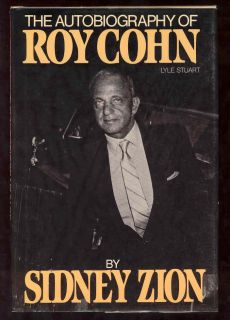 Roy Cohn Book Zion Hoover Mafia Nixon Reagan McCarthy 081840471X
