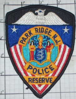 New Jersey Park Ridge Police Reserve Patch