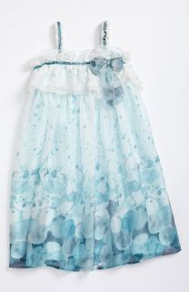 Isobella & Chloe Watercolor Print Dress (Little Girls)