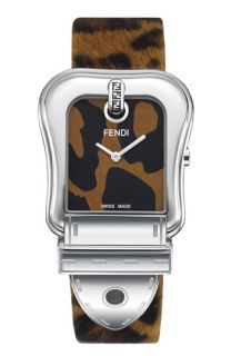 Fendi B. Fendi Large Animal Print Watch