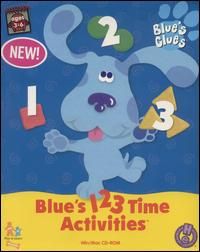 Blues Clues Blues 123 Time Activities PC MAC CD learn numbers clock