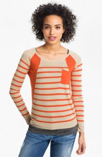 Two by Vince Camuto Colorblock Stripe Sweater
