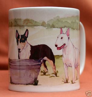 English Bull Terrier Mug Dog Lover Gift Sandra Coen