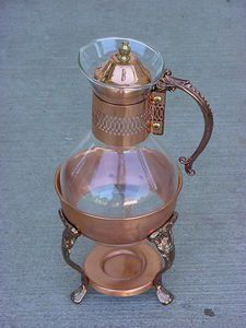 Vintage Coffee CarafePrincess House Copper Glass Coffee Carafe