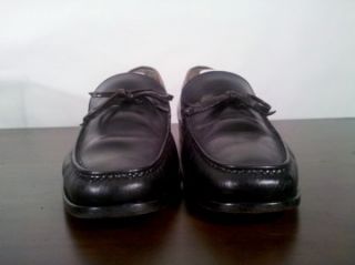 195 Cole Haan Black Camp Moccasin Loafer Shoes USA 12M
