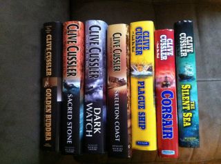 Clive Cussler The Oregon Files Hardcover books #1 7 Golden Buddha