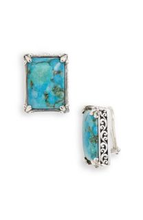 Lois Hill Turquoise Clip Earrings