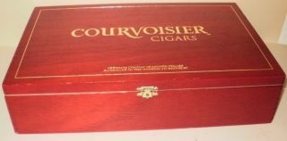 Courvoisier Cigar case (Wood) (Cognac Seasoned Cigars)