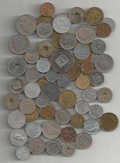  world coins. The scan shows the actual coins you will receive