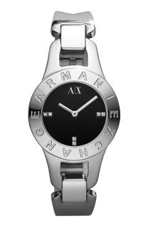 AX Armani Exchange Logo Bezel Watch