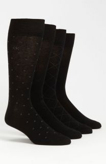 Calvin Klein Patterned Socks (4 Pack)