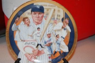 Babe Ruth Sports Impressions Plate The Hamilton Collection
